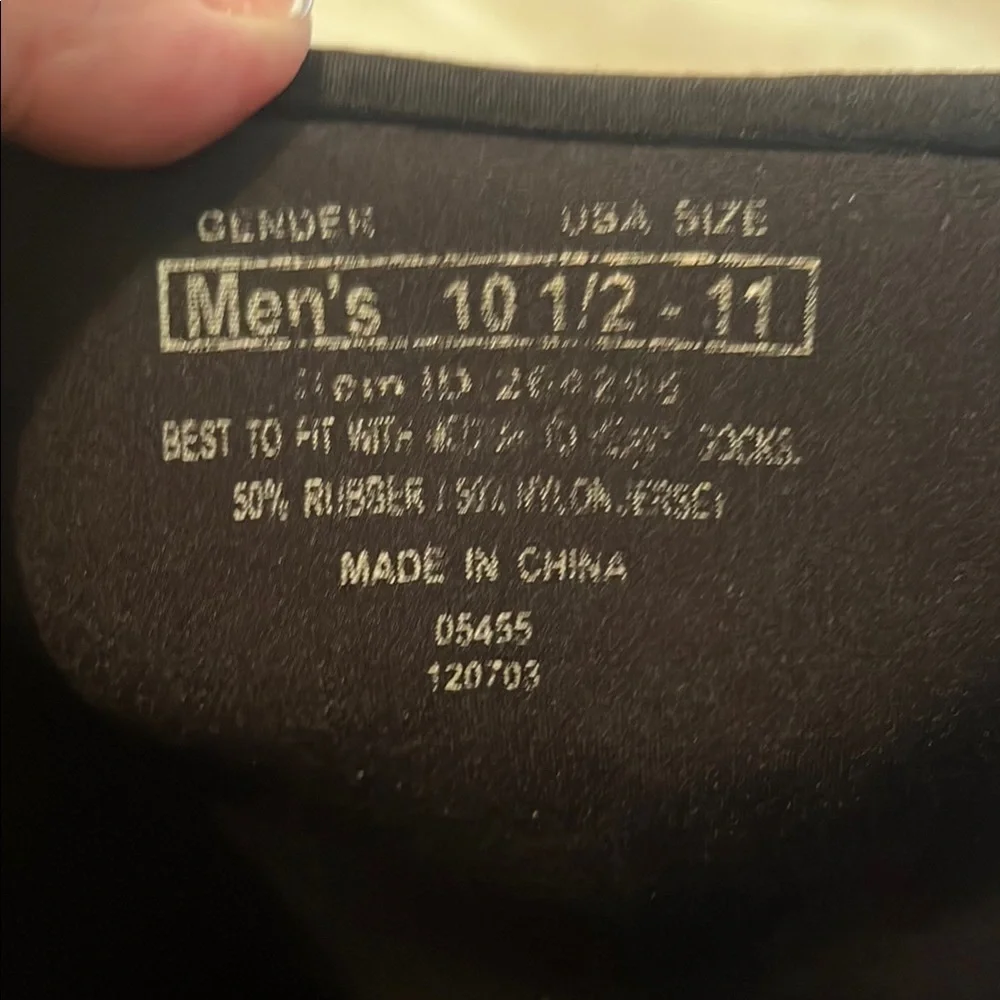 L.L. Bean Black and Gray Rain & Snow Boots with Durable Traction